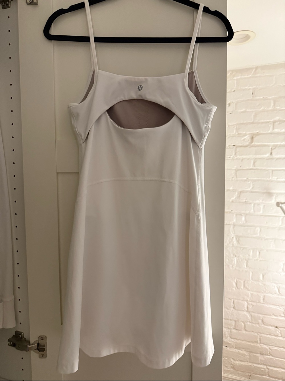 lululemon athletica White Mini Slip Dress with Spaghetti Straps - Picture 2 of 3